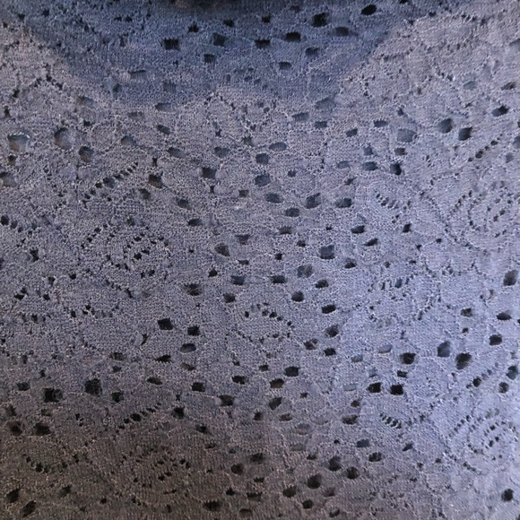 Hollister Navy Blue Lace Off Shoulder Bodysuit - Picture 5 of 11